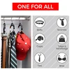 Circle Hat Storage Rack Multipurpose Wardrobe Hanger For Belt Scarf Baseball Hats Stainless Steel Space Save Round Hook 3