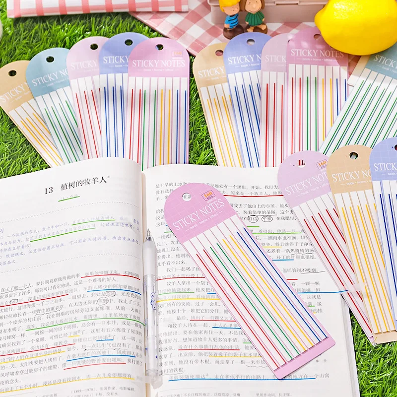 

160 Sheets Waterproof Transparent Posted it Sticky Notes Pads Clear Notepad Memo Pad for Journal School Office Stationery