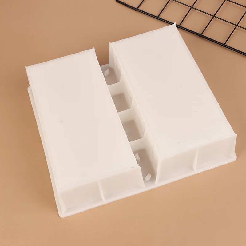 Brick Stone Mold Pavement DIY Paving Brick Mould Rectangle Shaped Walk Concrete Path Maker Mold For Lawn Patio Yard Garden Decor