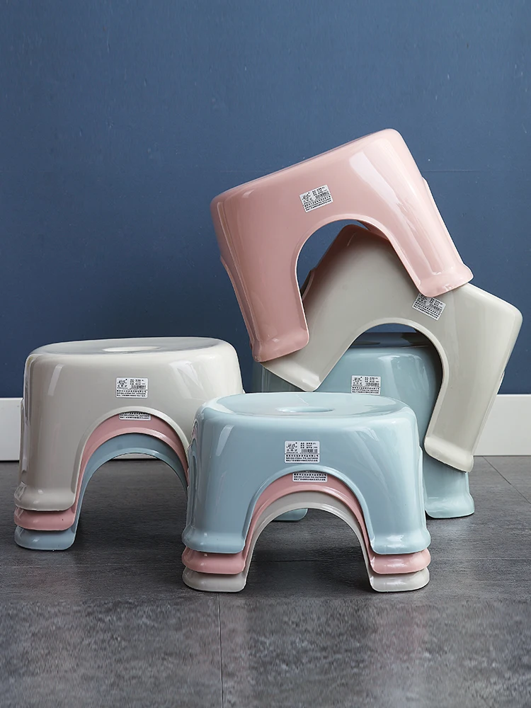 

European style plastic stools, thickened children's small benches, household shoe changing stools, adult coffee tables, low stoo