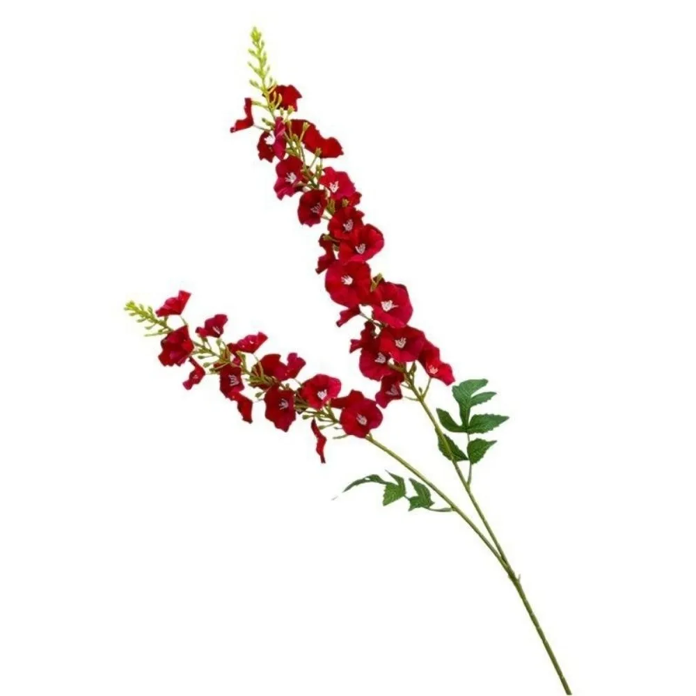 2-teilige Künstliche Rittersporn-Blume, Kleine Morgenblumen in Rosa, Künstliche Seidenblumen für Dekorative Anlagen – Detail 4