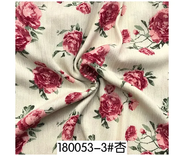 Flower Print Rayon Fabric for Sewing Clothes Dress Home Decoration By the  Half Metre 100x143cm telas por metro - AliExpress