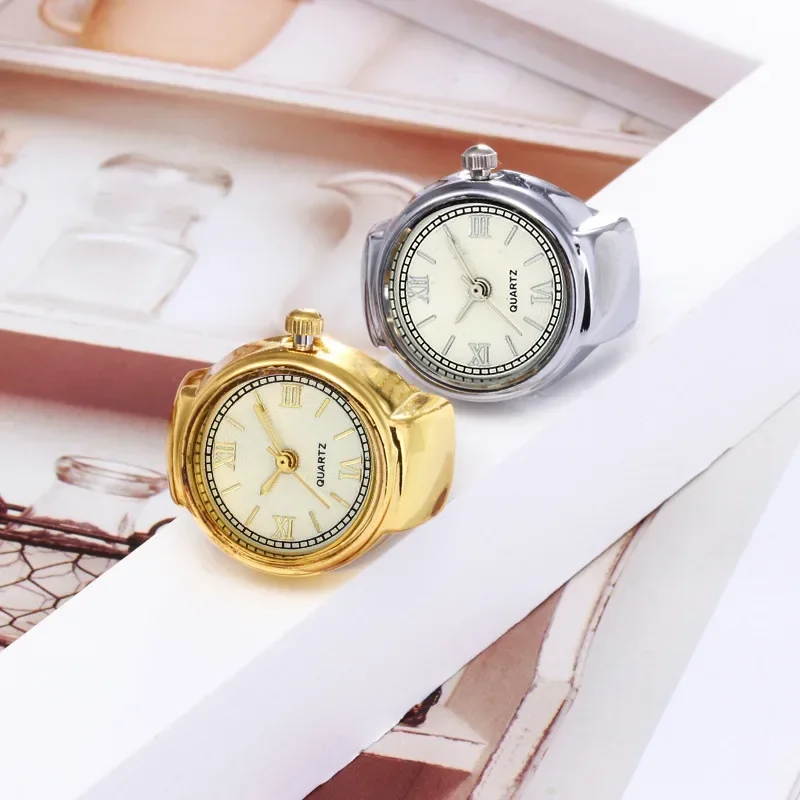 Watch Rings Adjustable Women's Party Banquet Jewelry Accessories Clock Ring Gifts finger watch ring,finger ring,adjustable rings,jewelry accessories