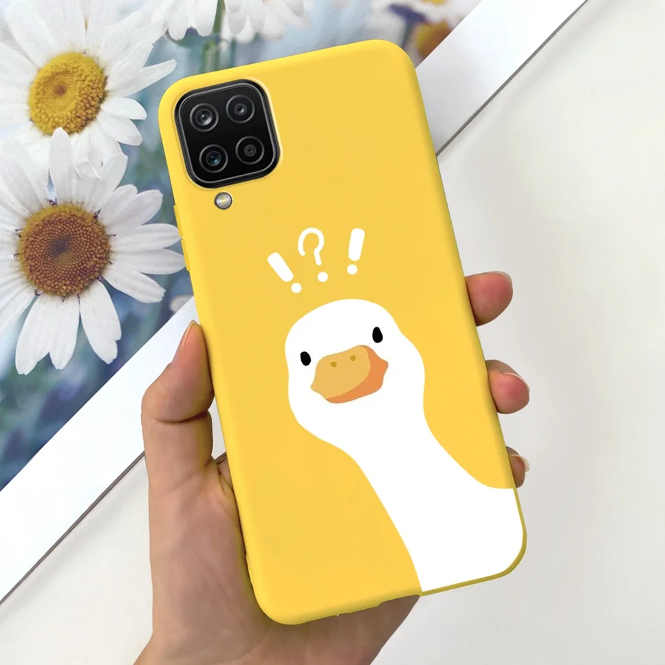 NEW Design For Samsung Galaxy A12 Case Silicone TPU Back Cover For Samsung A12 M12 F12 Galaxy M12 India  Funda Couqe Bumper