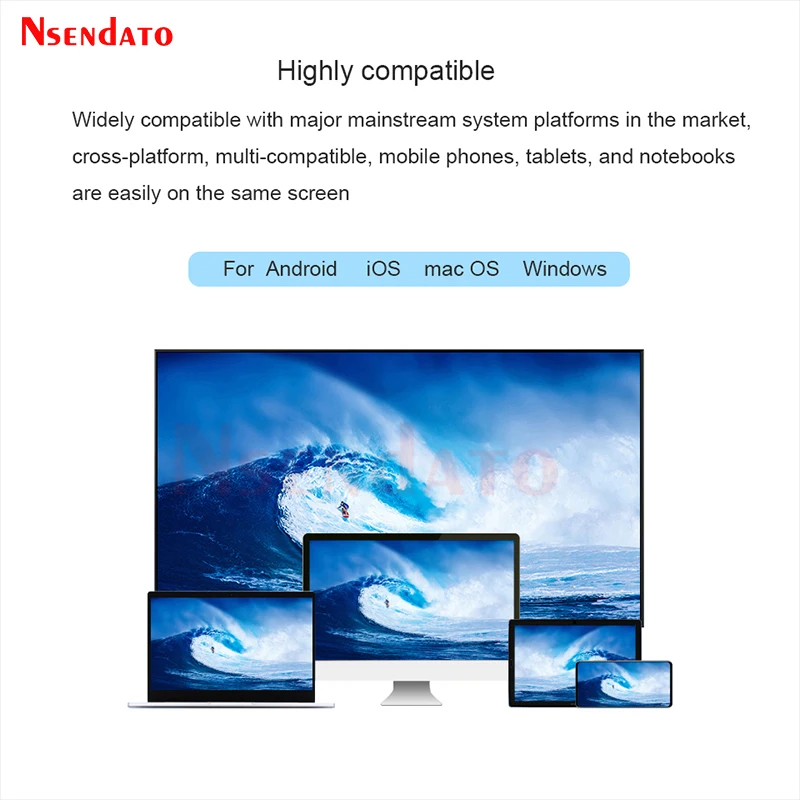 Mirascreen G59 5G 2.4G 4K 1080P Wireless HDMI-compatible TV Stick Dongle For Miracast Airplay TV Receiver Wifi Mirroring Screen