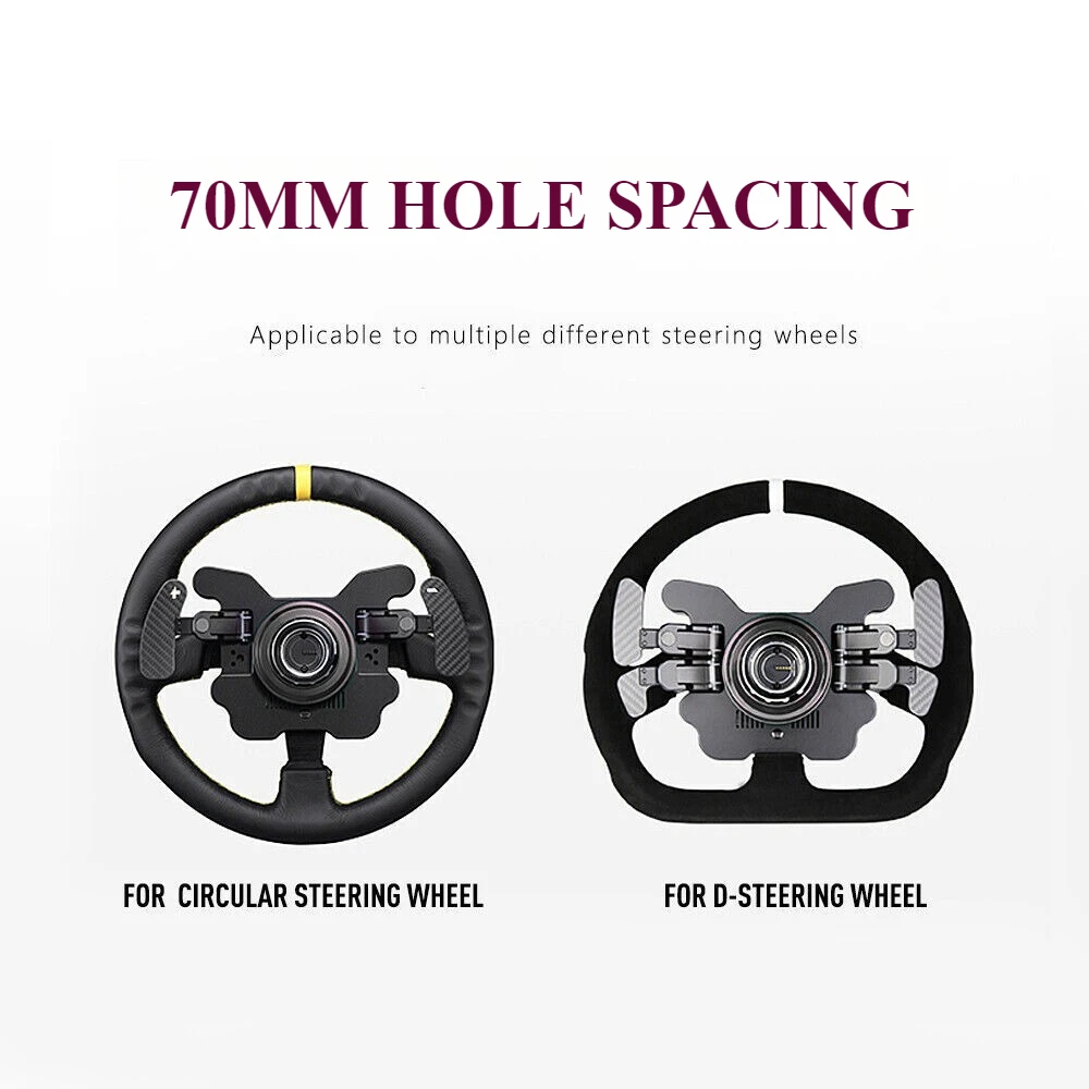 70mm Racing Simulator Steering Wheel Quick Release Adapter QR70 For MOZA Simagic