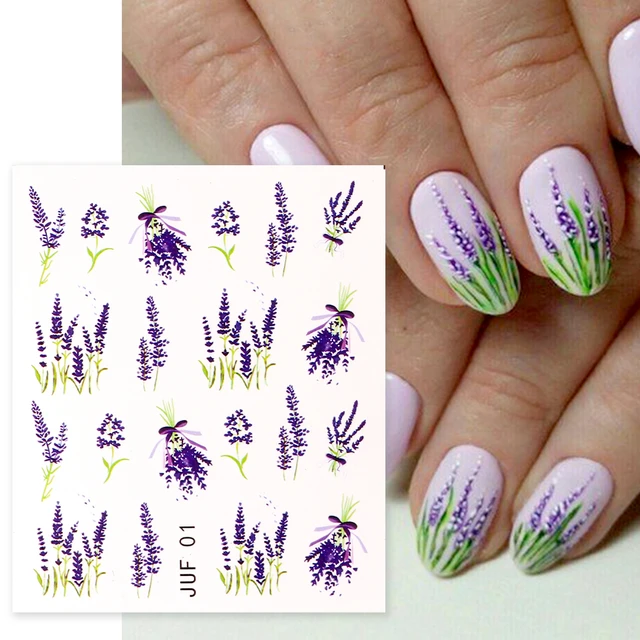 Close up womans hand with matte lavender nail... - Stock Photo [107014271]  - PIXTA