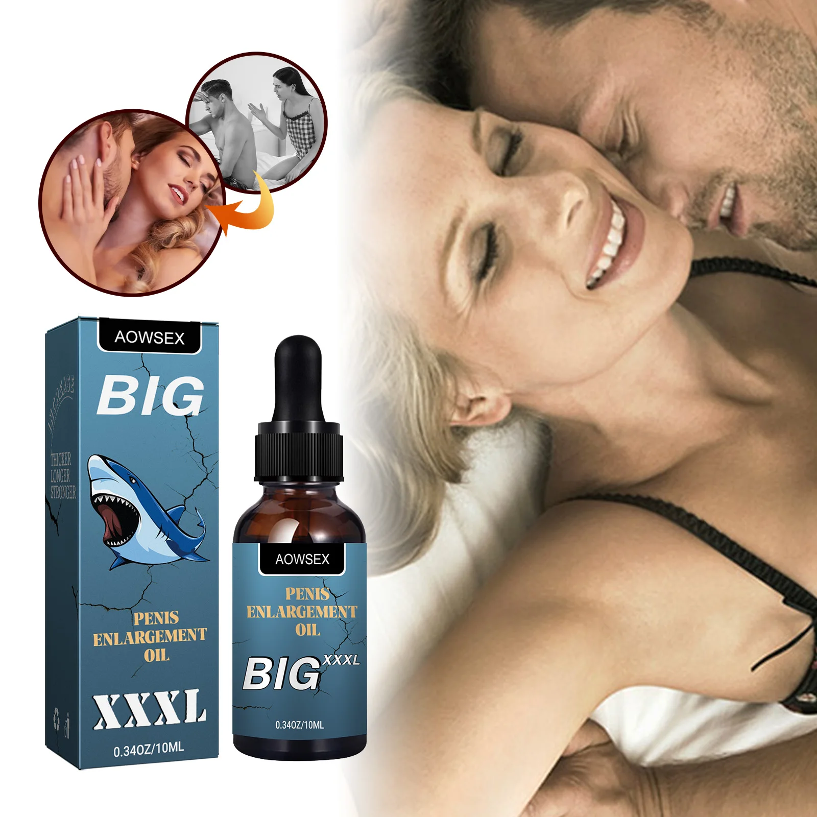 Penis Thickening Growth Man Biggest Enlargement Liquid Cock Erection Enhance Health Care Enlarge Massage Essential Oil