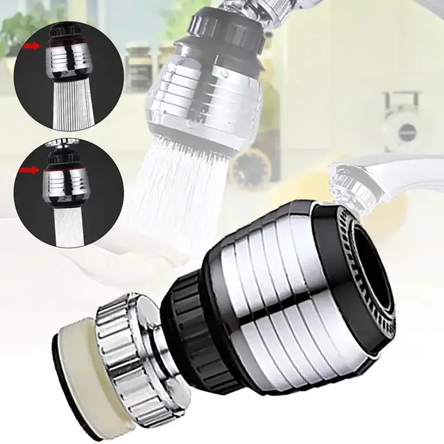 360 Rotate Swivel Faucet Nozzle Filter Adapter Kitchen Attachment Filter Water Tap Diffuser Tap Aerator Saving R9O8 2