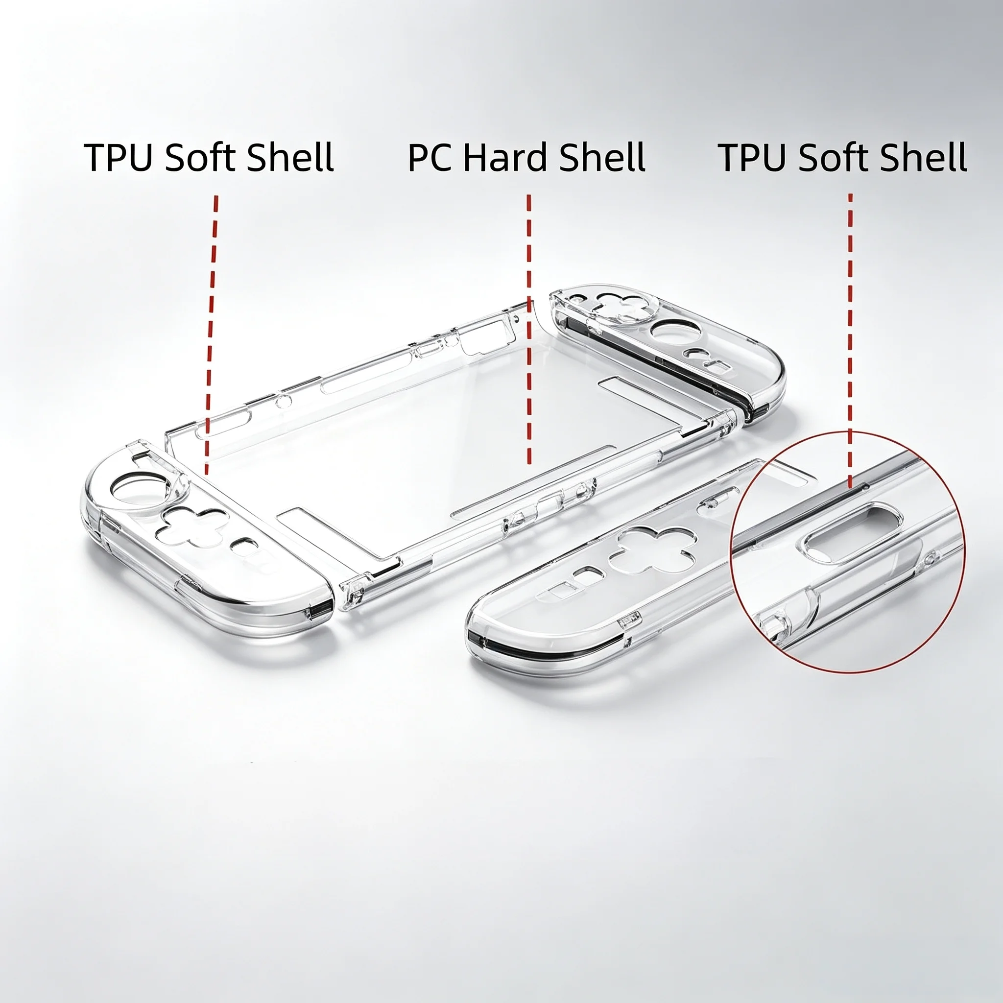 Ultimate Clear Protective Case for Nintendo Switch 2 Controllers