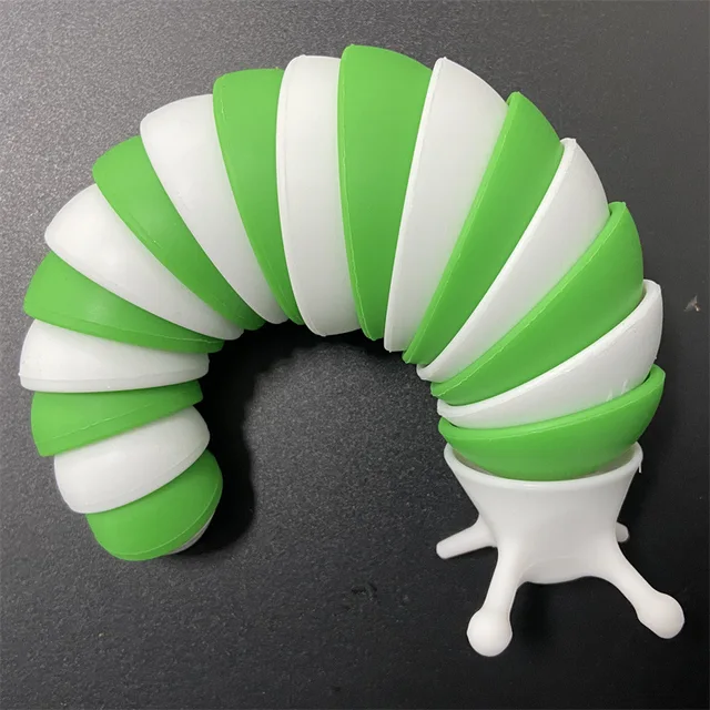 2022 NEW 3D Slug Fidget Toy Hot Fidget Slug Toy Articulated Flexible Relief Anti-Anxiety Slug Sensory Toys for Children Aldult 6