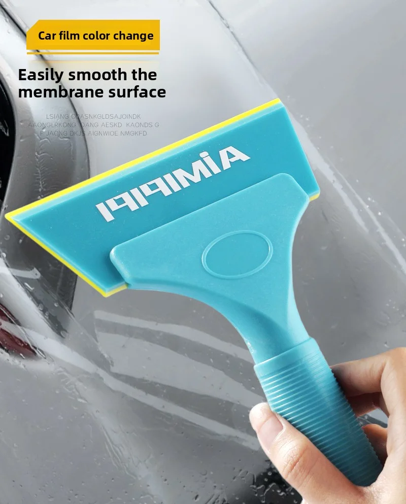 ALIWRAP 1/2 Stück Griff Reinigungsrakel Schaufel PPF Schaber Auto Windschutzscheibe Fenstertönung Doppelschicht Gummi Schnee Eis Wasserwischer – Detail 5