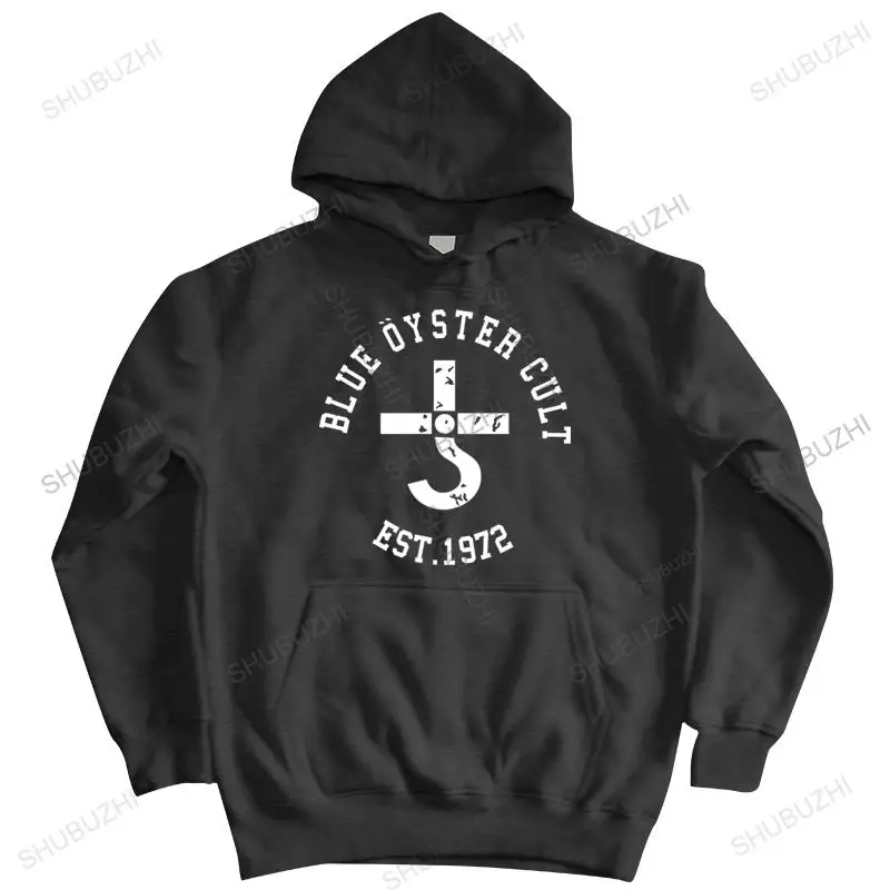 

cotton sweatshirt homme hoodie autumn black hoodies BLUE OYSTER CULT Female Spring and Autumn Zip-up warm hoody bigger size