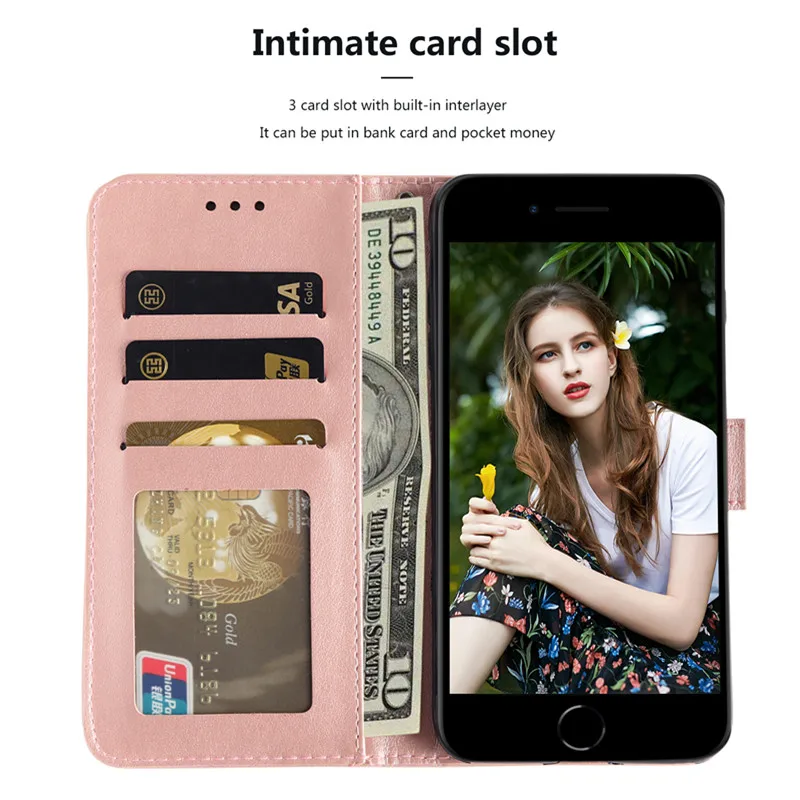 Leather Flip Wallet Case For Xiaomi Redmi 9T 9 10 9A 9AT 9C 6 6A 7A 8A 10C 10A 13R 13C 14C A1 A2 A3 Pro A4 Poco M3 M4 M6 Cover phone case phone protector cover leather phone case