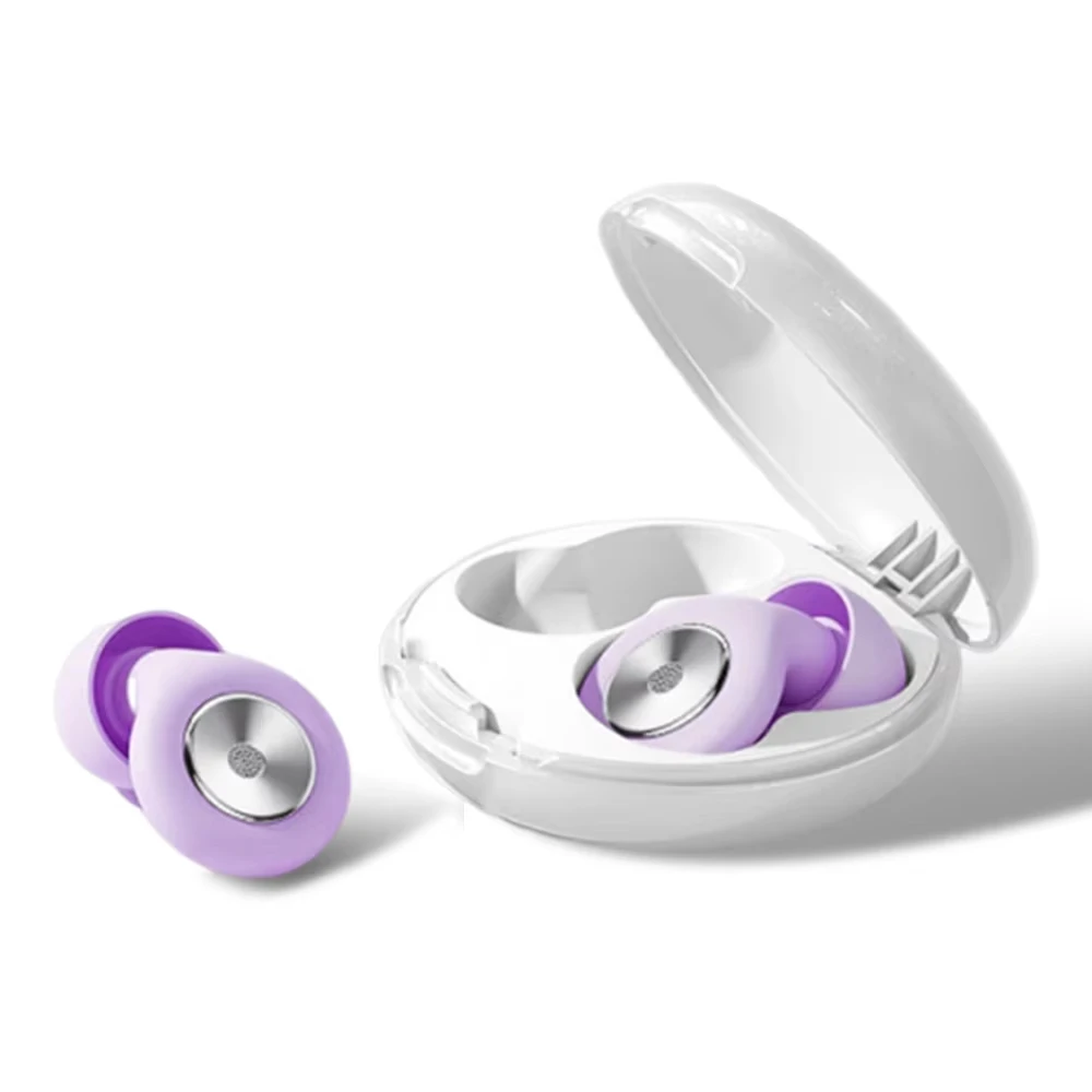 Noise-Cancelling Reusable Silicone Sleeping Earplugs