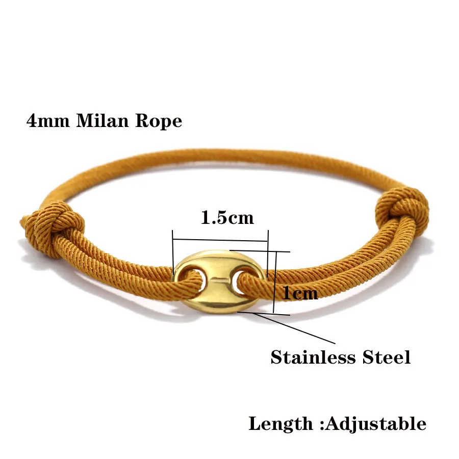 Handmade Rope Adjustable Beach Bracelet for Men