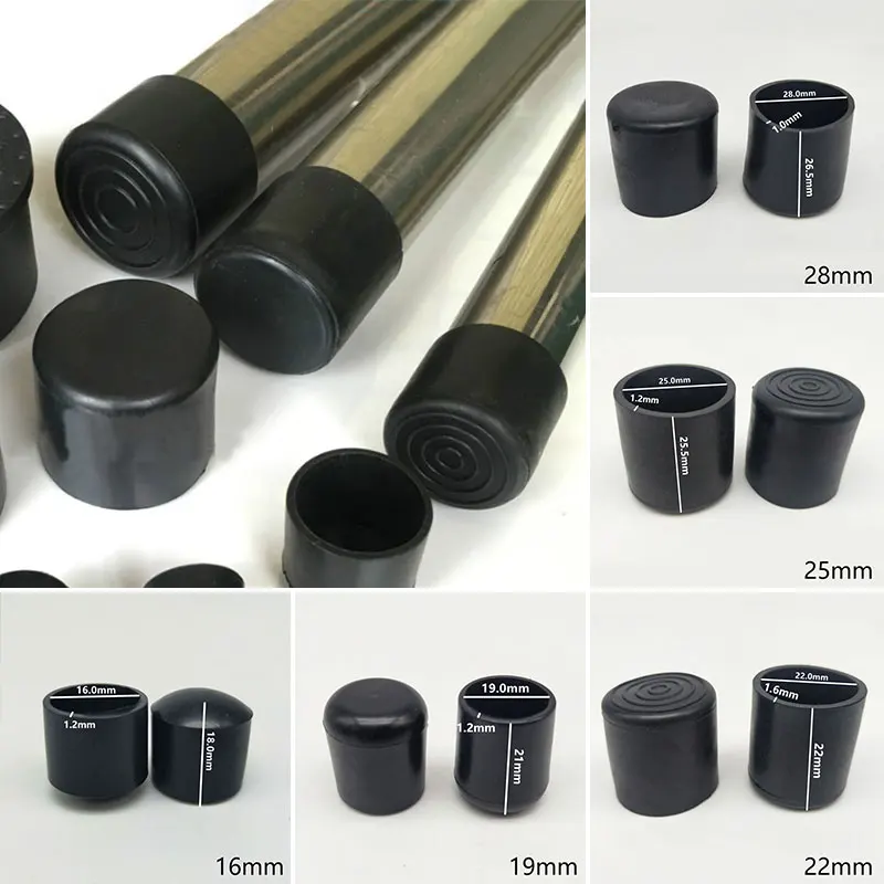 thumbnail image 2 of Round Chair Leg Caps,PVC Furniture Feet Covers,TTZEZE Transparent Round Floor Protectors,Clear Table Feet Covers Preventing Plastic Chair Leg Covers Scratches And Noise 35mm/1.38'', 12 2 of 12