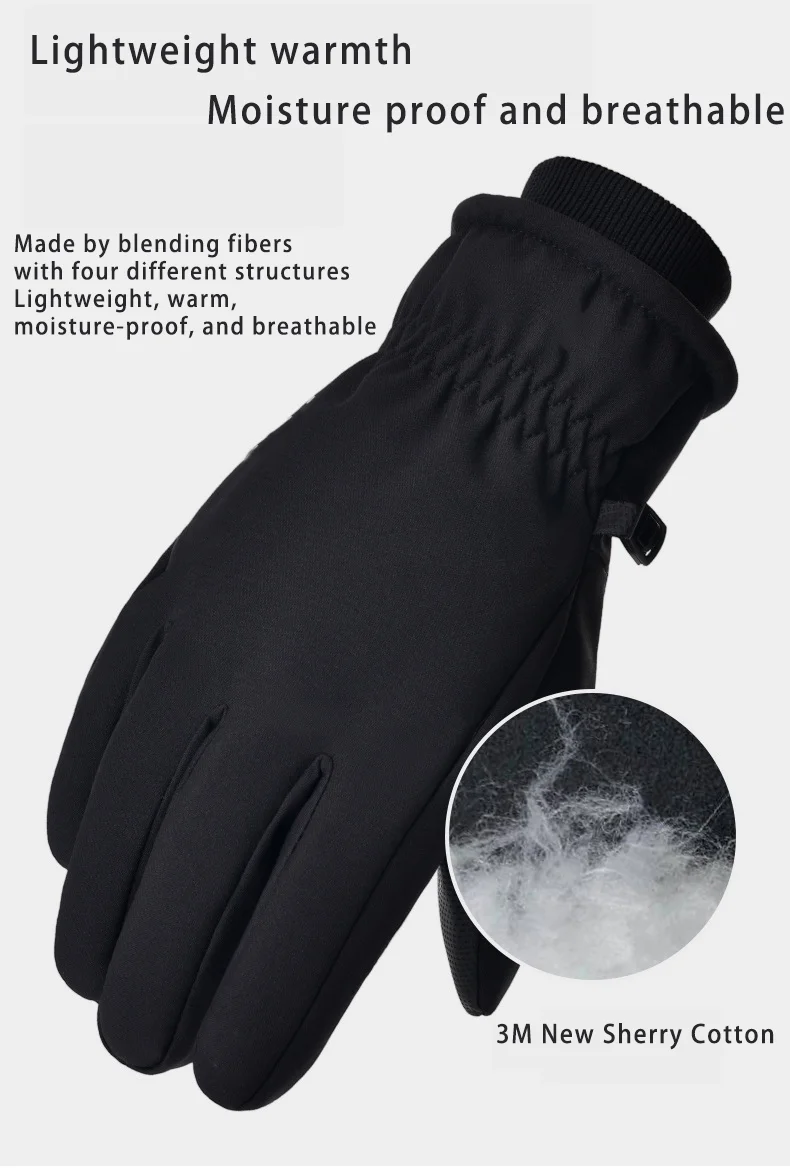 A must-have for autumn and winter riding! Warm outdoor gloves for snowmobiles/bicycles/electric vehicles