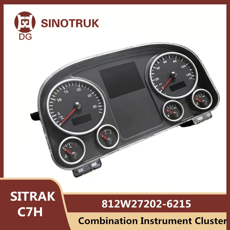 

812W27202-6215 CMIC для SIONTRUK SITRAK C7H комбинированный кластер для комбинированного инструмента в сборе оригинальные детали для скоростного одометра грузовика