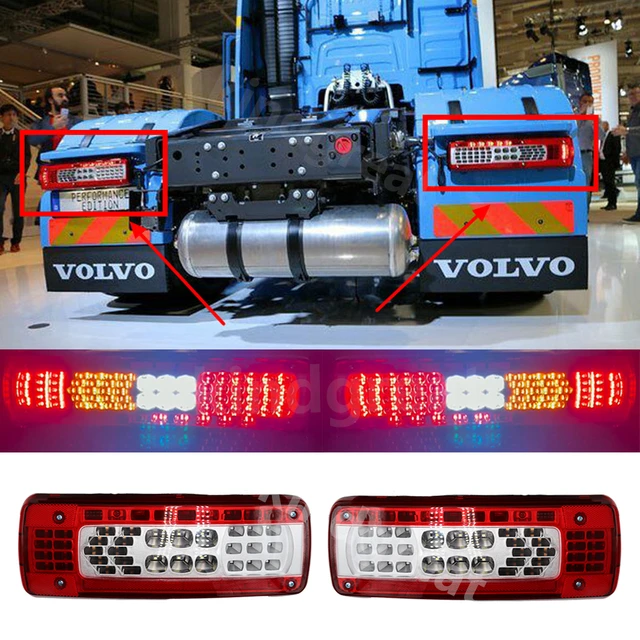 Left\Right For Volvo FH 460 FMX 500 24V LED Rear Light Heavy Truck