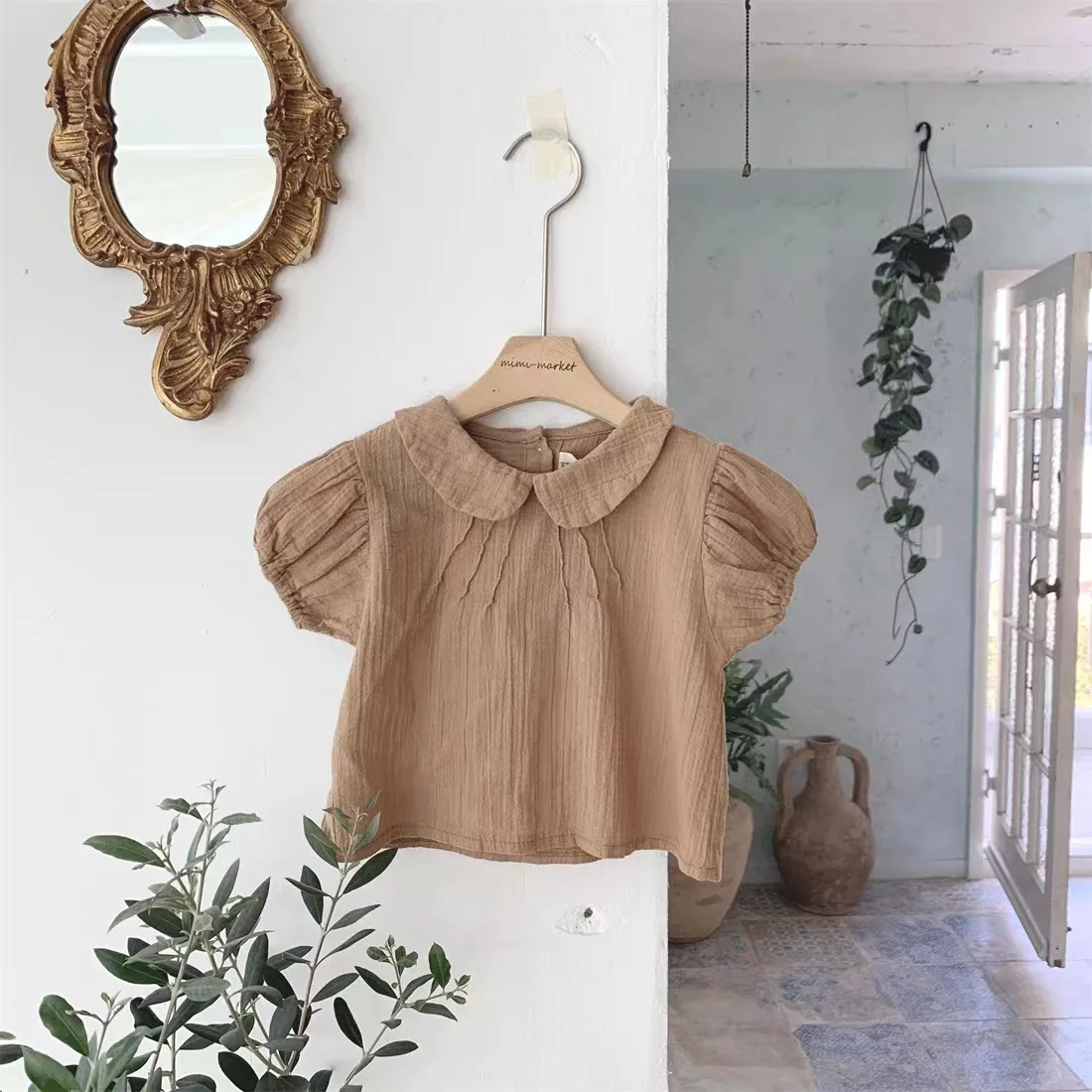 Summer Baby Girl Cotton Short Sleeve T Shirts