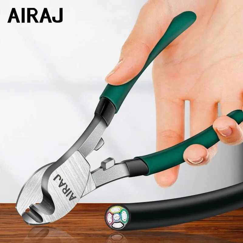 AIRAJ Multifunctional Cable Cutter 6-Inch Anti Slip and Durable Industrial Grade - Image 4