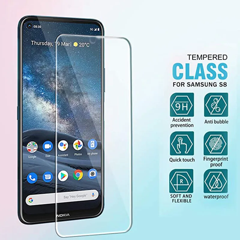 Per Nokia C20 C21 C30 C31 Glass Full Cover Screen Protector Vetro Temperato Per Nokia C200 C300 Plus Pellicola Protettiva A Copertura Totale