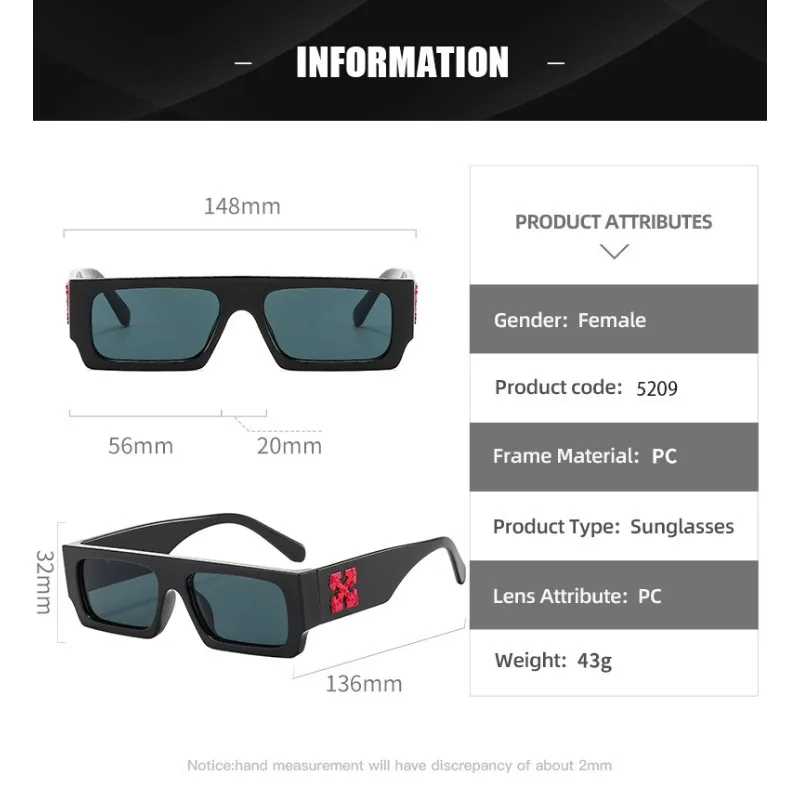 European and American Box Snowflake Sunglasses Men's Hip Hop Glasses photochromic sunglasses