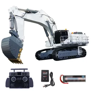 Double Pump LESU 1:14 RC Hydraulic Excavator AOUE 9150 FrSky XE Lite Radio Control Construction Diggers Model Toy THZH1544