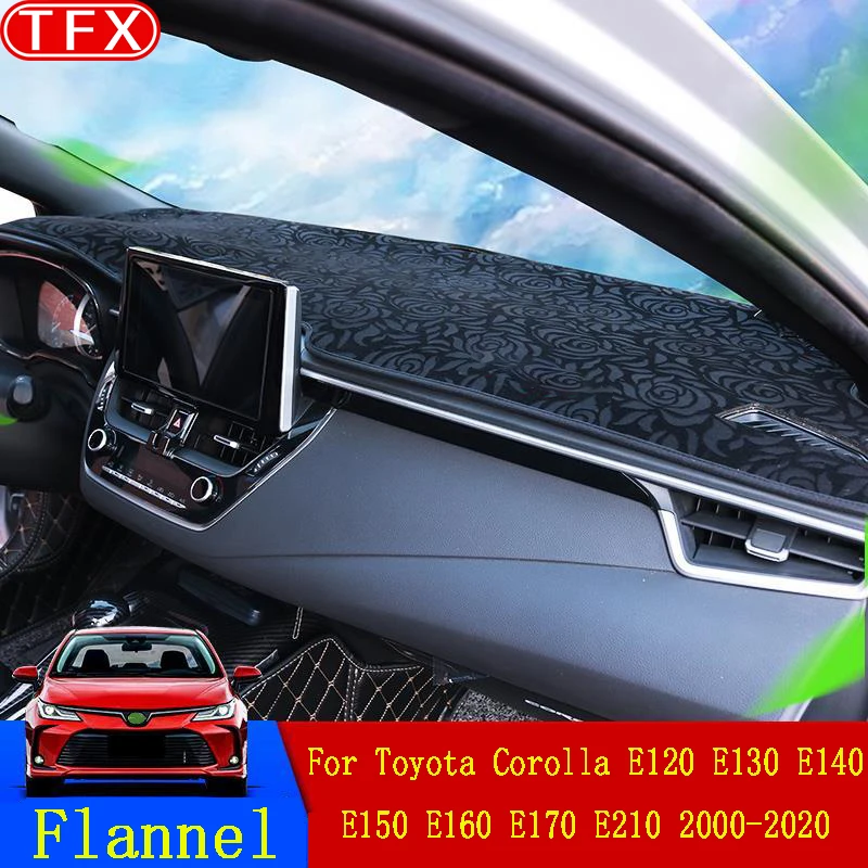 

for Toyota Corolla E120 E130 E140 E150 E160 E170 E210 2000~2020 Anti-Slip Mat Dashboard Cover Pad Sunshade Dashmat Carpet Rug
