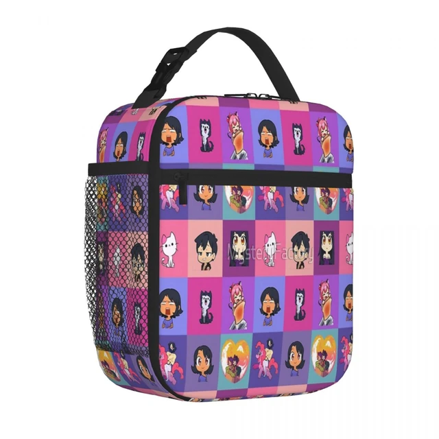 Aphmau Collection Mosaik Aaron, Zane, Kawaii Chan Lunch Tote