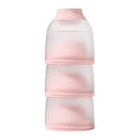 Oberni Baby Food Milk Powder Box Mini Portable Travel Bpa Free Round Shape Formula For Boy and Girl Kid