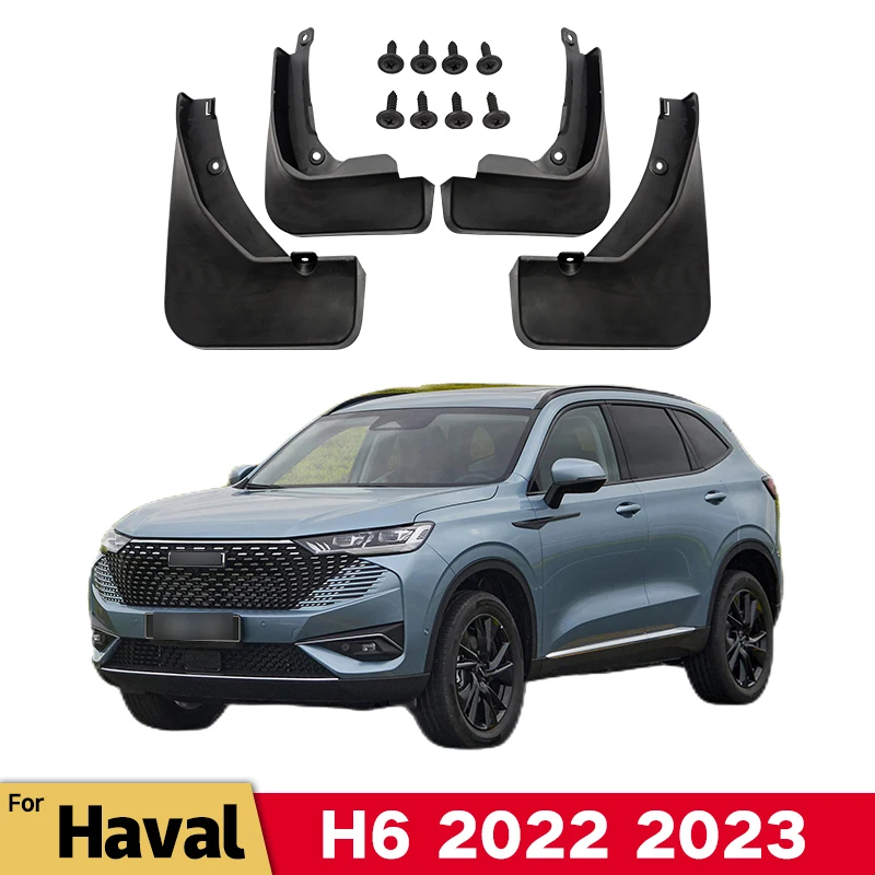 

MudFlaps For Havel Hybrid H6 HEV 2022 2023 Mudguards Mud Flaps Splash Guards Front Rear Wheels Fender Car Accessories 4Pcs