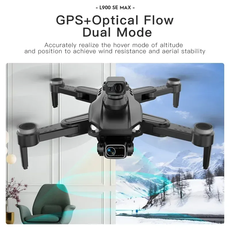 

4K Professional 5G Wifi FPV Camera 360 ° Obstacle Avoidance Brushless Motor RC Quadcopter Mini Dron L900 Pro SE MAX GPS Drone