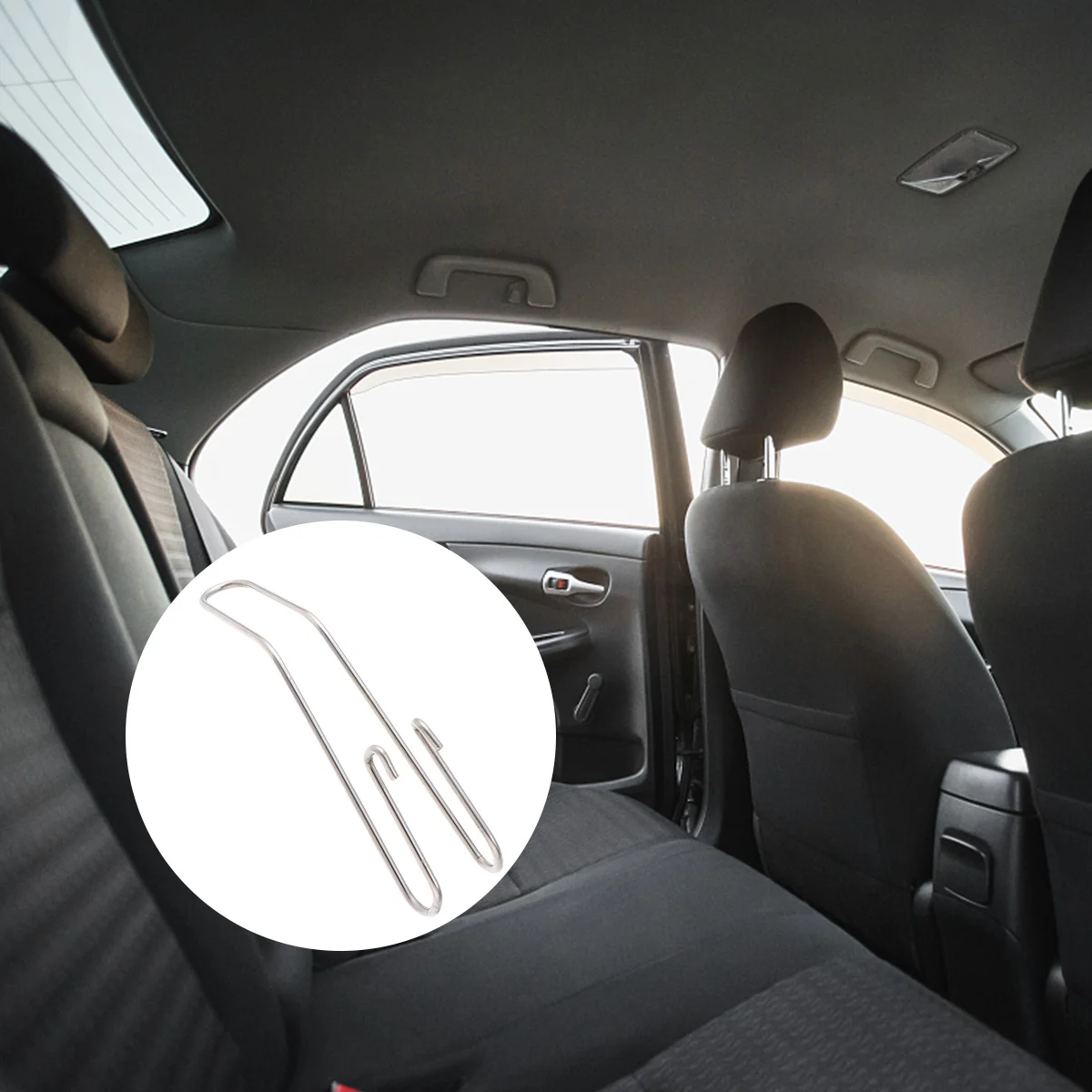 

10 Pcs Hook Car Storage Hooks Headrest Stainless Steel Purse Hangers Double Ordinary Back Seat Supplies