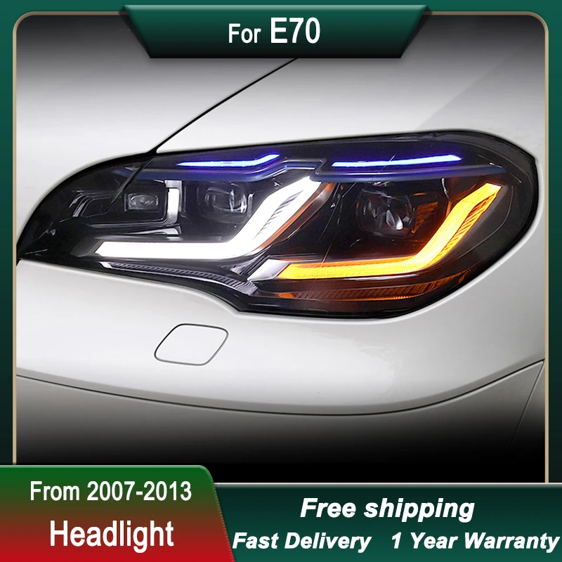 

Car Headlight For BMW X5 E70 2007-2013 Upgrade to FULL LED Tail Light Head Lamp DRL Head Lamp Front light Assembly
