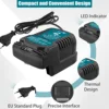 Replace for Makita 18V Mini Charger DC18RC Replace Charger for Makita Lithium Batteries BL1860 BL1450 BL1830 EU Plug 5