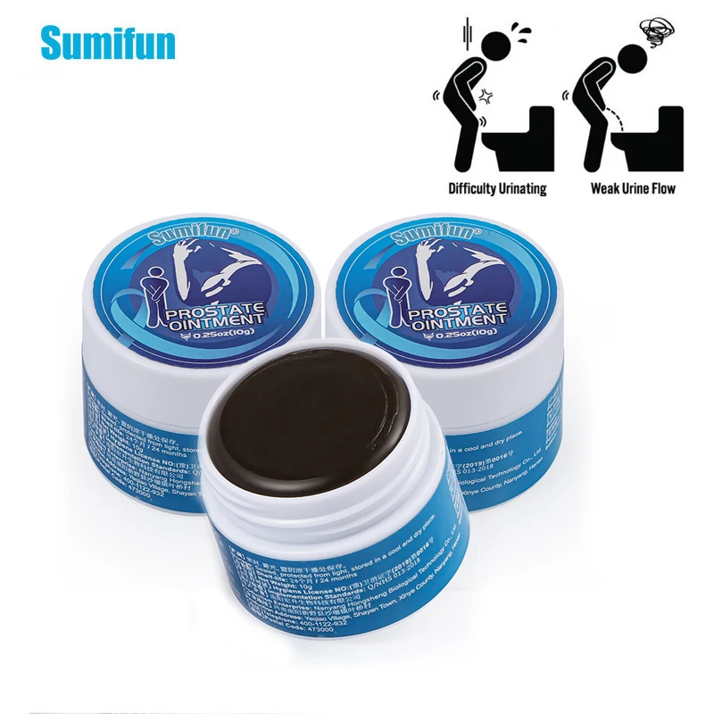 2/3/5Pcs Sumifun Prostatic Cream Treat Male Prostatitis Urethritis Care  Ointment Urological Urology Pain Relief Medical Plaster