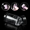 ANGNYA Adjustable Size Nail Stamper Transparent Jelly Silicone Stamp for French Nails Manicuring Kits Nail Art Stamping Tool 3