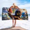 N-Ninjagoes Warriors Big Microfiber Beach Towels Quick Dry Towel Sand Beach Towels Pool Towel For Travel Swim Pool Yoga 5