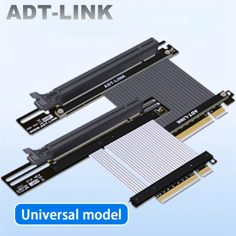 Extensor para Placa Gráfica Pci-e Placas de Vídeo Pci Express Gen4 16x 8x 1u2u Gpu Amd Nvidia Universal Slot 4.0x8x16 Riser Cable