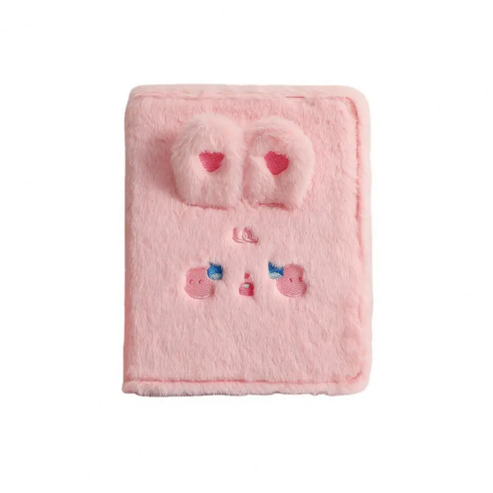 

Cartoon Plush Photo Album Cover Cute Plush A5 Binder Photocard Holder Cartoon Photo Album Cover for Home School Student Notebook