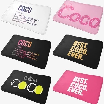 코코 패션 견적 현관 매트 미끄럼 방지 슈퍼 흡수성 욕실 바닥 매트 홈 입구 러그 주방 카펫 복도 발판