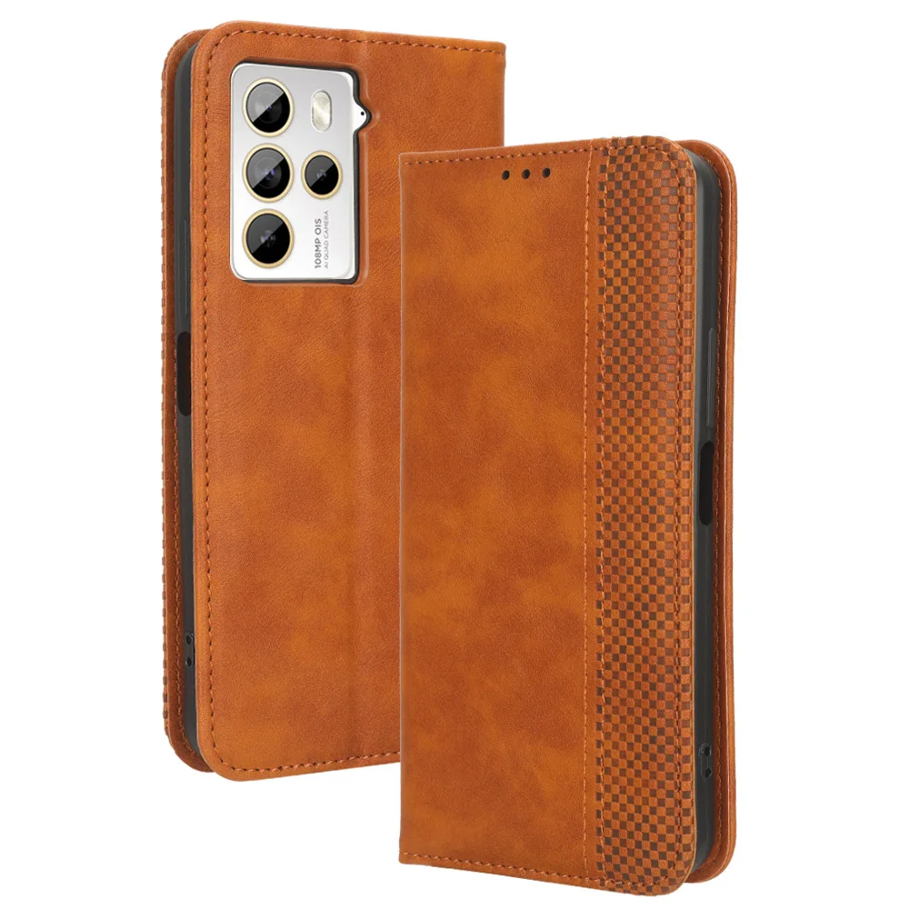 Per Htc U23 Pro 6.7 Pollici U23Pro Retro Leather Flip Case Portafoglio Di Lusso Porta Libri Copertura Completa Magnetica Per Htc U23 Pro Phone Bags