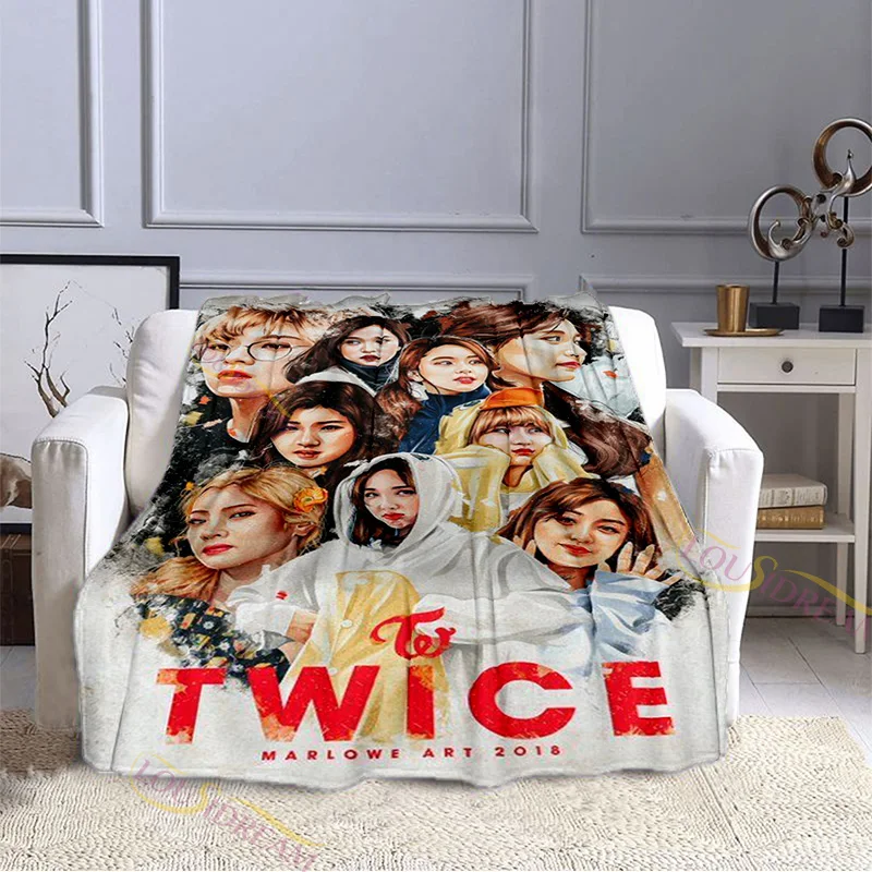 Flannel Travel Cover | Twice Kpop Blankets | Flannel Bed Twice Cover - 2023 - Aliexpress