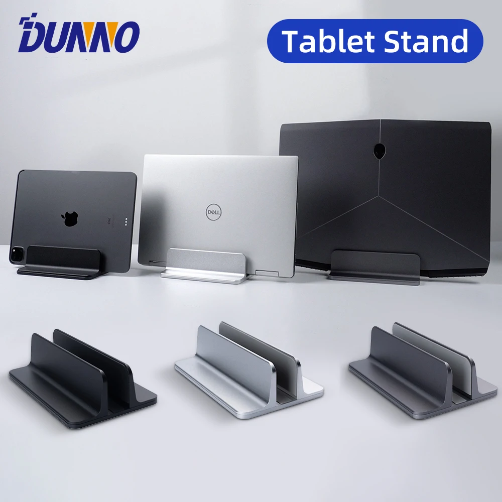 Adjustable Aluminum Vertical Laptop and Tablet Stand