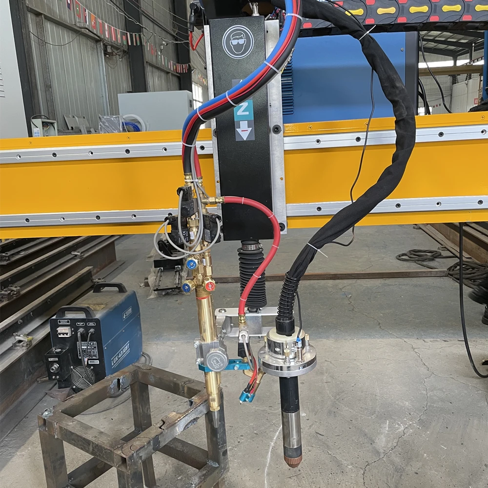 China Gantry Type CNC Plasma Cutting Machine for Aluminum/iron/steel/metal Sheets Cutter 4