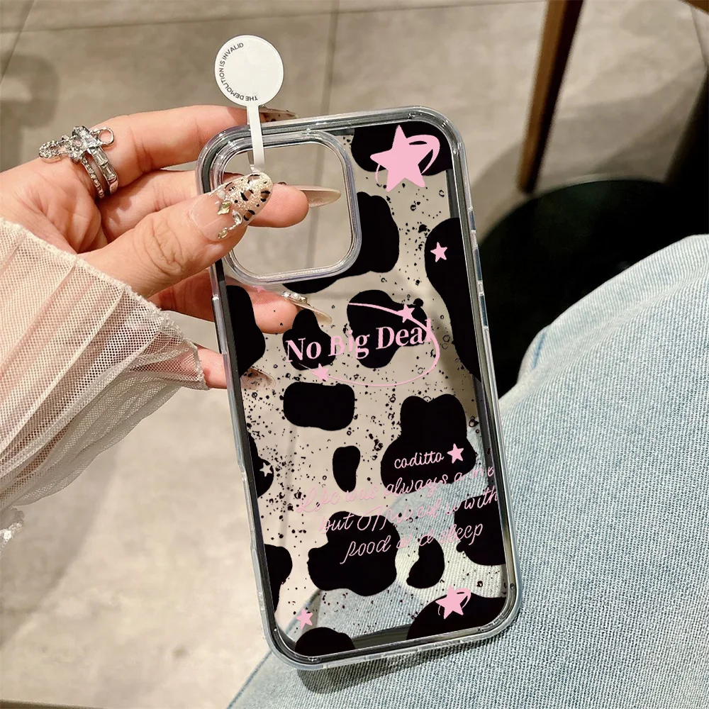Peach Blossoms Transparent TPU Phone Case Cover