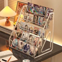 Bar display rack, stepped display desktop, acrylic small card color paper, peripheral flow hemp multi-layer millet storage rack 1