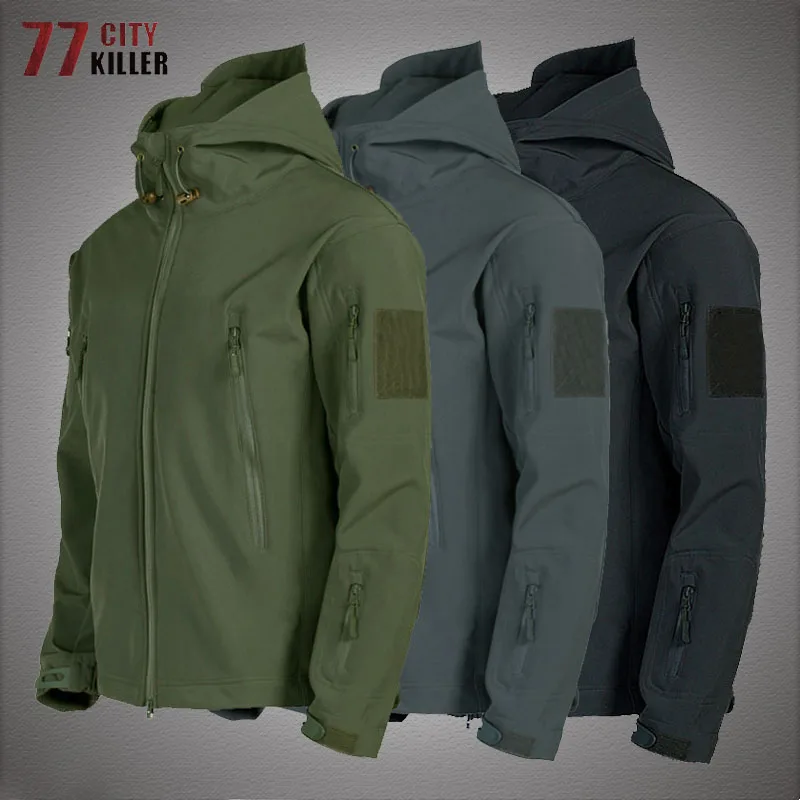 Military Men Tactical Windproof Waterproof jacket